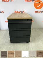 Ladeblok - 57x42x76cm - Zwart - 3 gelijke lades - kunststof, Werkplek, Ophalen of Verzenden, Gebruikt, Kast