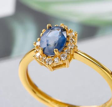 Zonder minimumprijs - Ring - 18 karaat Geel goud, Zilver,