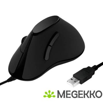 LogiLink ID0158 USB Optisch 1000DPI Rechtshandig Zwart muis, Computers en Software, Verzenden, Nieuw