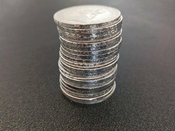 Italië, Republiek 500 Lire argento (20 monete) (Zonder