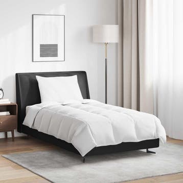 vidaXL Winter Duvet met kussen 2 st Wit Donsveer, Verzenden