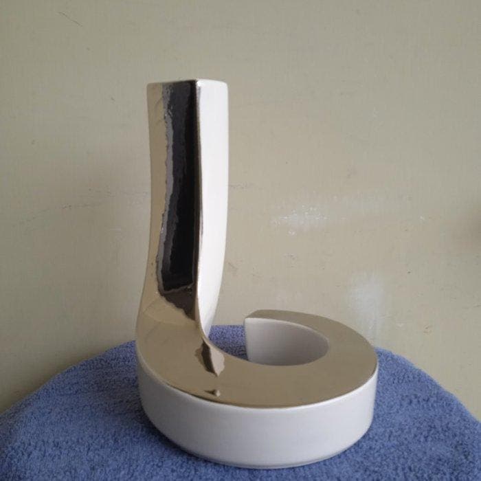 Roberto Rigon, attr. - Bertoncello (attr.) - Vaas - Keramiek, Antiquités & Art, Antiquités | Verre & Cristal