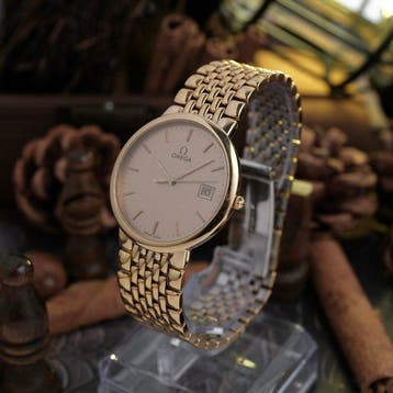 Omega - De Ville Brushed Champagne Dial - Zonder, Nieuw