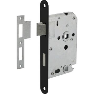 Woningbouw toilet-/badkamerslot zwart 63/8 mm - voor binn..., Ophalen of Verzenden, Nieuw, Overige materialen, Slot