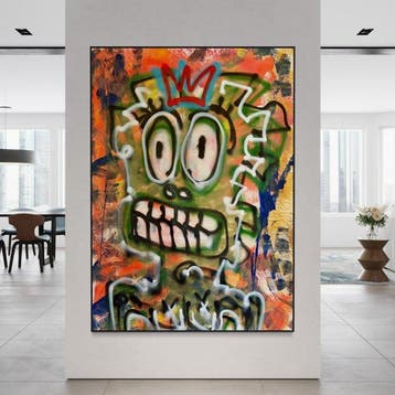Timo Wedell - Grinning Crowned Creature - XXL - Hommage