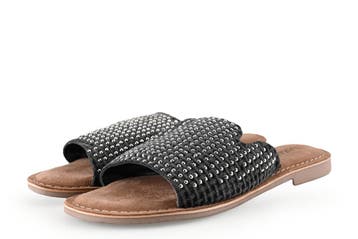 Lazamani Slippers in maat 39 Zwart, Slippers, Verzenden, Zwart, Lazamani