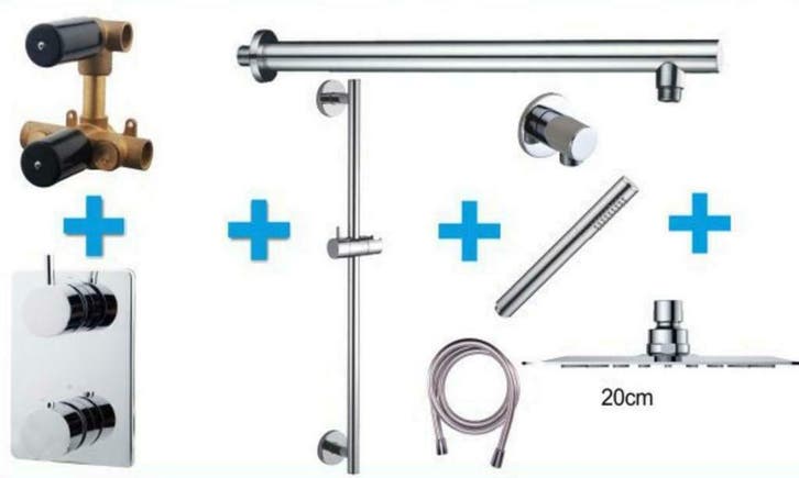 Sanifun Inbouw thermostaat set Shermon 200, Bricolage & Construction, Sanitaire