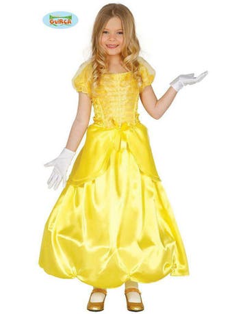 Gele prinsessenjurk voor meisjes, Ophalen of Verzenden, Nieuw