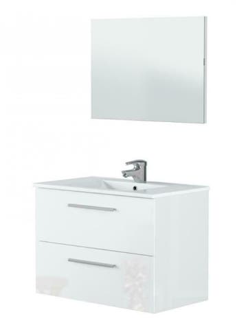 Sanifun badkamermeubel Fien 80 Beton, (Half)hoge kast, Nieuw, Minder dan 100 cm, 25 tot 50 cm