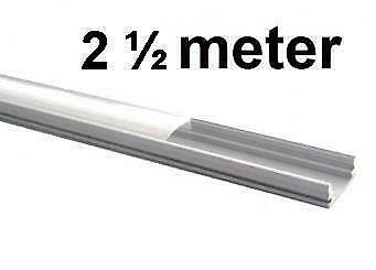 LED Profiel 2,5 meter - 7mm slim - plat model, Doe-het-zelf en Bouw, Metalen, Verzenden, Nieuw