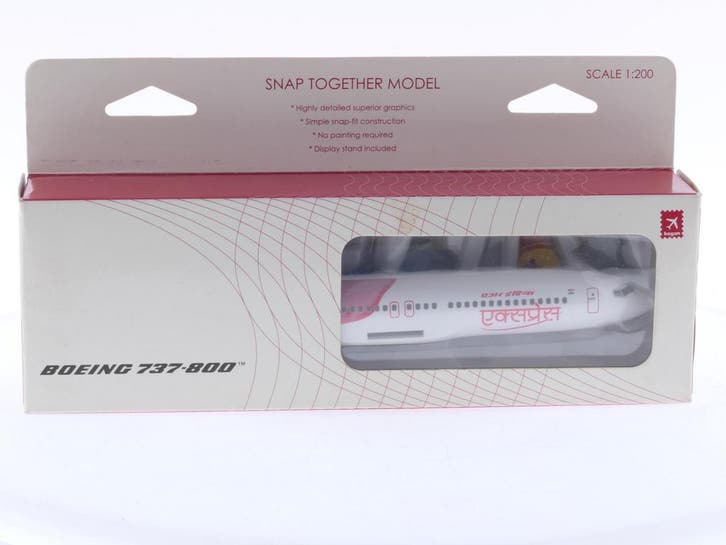 Schaal 1:200 Hogan Wings 3800-A Boeing 737-800 Air India..., Hobby & Loisirs créatifs, Modélisme | Avions & Hélicoptères, Enlèvement ou Envoi