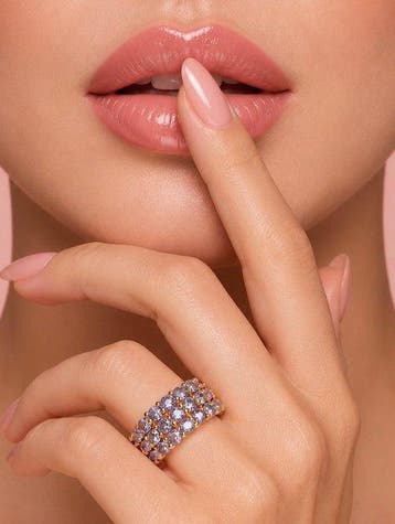 Sans prix de réserve - Bague Argent 925 plaqué or -