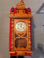 Horloge murale - Bois, Laiton - 1970-1980