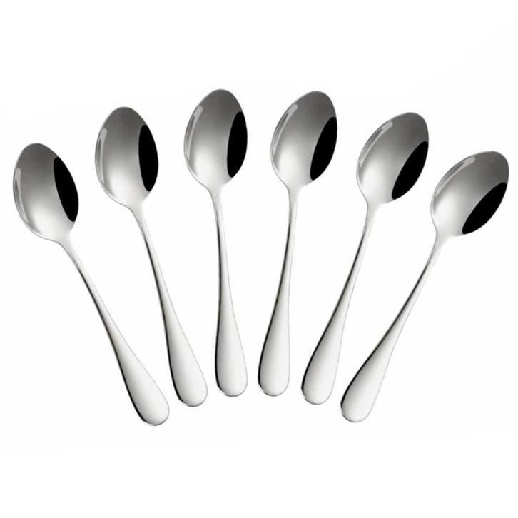 Merkloos - Theelepel / Koffielepel Classic - 12cm - Zilver -, Huis en Inrichting, Keuken | Bestek, Verzenden
