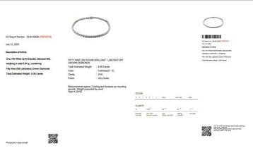 Sans prix de réserve - Bracelet de tennis - 14 carats Or