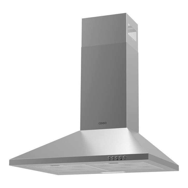 Wanddampkap Piramide - RVS - 450 m³/h - B - CENDO BMB526PDR, Electroménager, Hottes, Envoi