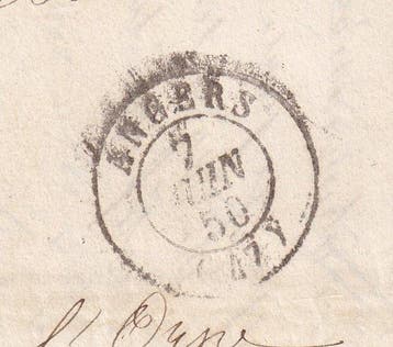 Frankrijk 1849 - Cérès 20c zwart op geel - Yvert n°3