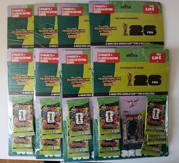 2026 Panini WC Adrenalyn Starterpack+ 10 x Fat Pack + 8 x, Nieuw