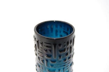 Gral Glas - Emil Funke - Vase - Verre, Argent - Argent 835 /
