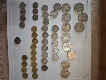Zwitserland, Canada. Collection of coins (Zonder