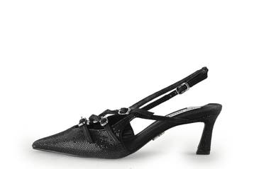 Steve Madden Slingbacks in maat 38 Zwart, Kleding | Dames, Schoenen, Verzenden, Zwart, Steve Madden, Zo goed als nieuw