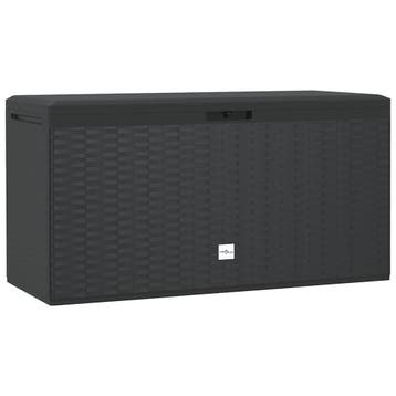 vidaXL Tuinbox 114x47x60 cm antraciet, Tuin en Terras, Verzenden, Nieuw