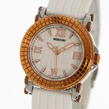 Mercury - Swiss Watch - ME10205-SRX-1 - White Strap - Sans, Nieuw