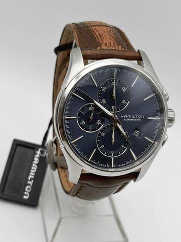 Hamilton - Jazzmaster Auto Chrono - H32586541 - Homme -, Handtassen en Accessoires, Nieuw
