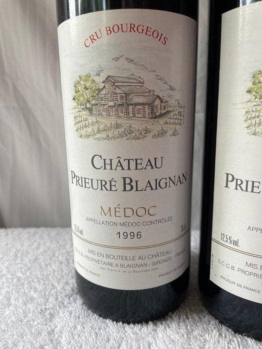 1995 Château La Commanderie 2006 Château Gazeau 1996 x 3, Collections, Vins