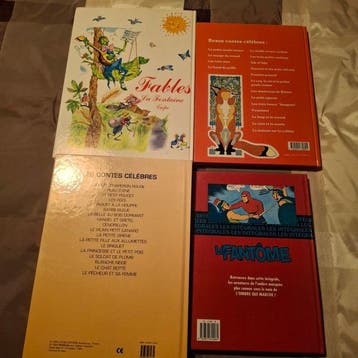 autre - Lot de 4 livres sur le thème des Contes de fées -