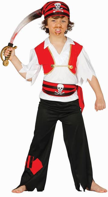 Piraat Kostuum Jongen, Kinderen en Baby's, Carnavalskleding en Verkleedspullen, Verzenden, Nieuw