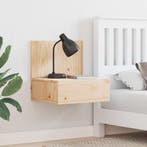 vidaXL Nachtkastje met lade Bruin 42 x 32,5 x 40 cm Massief, Verzenden, Nieuw