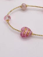 24 karaat - Murano-glas, Geel goud - Halsketting -