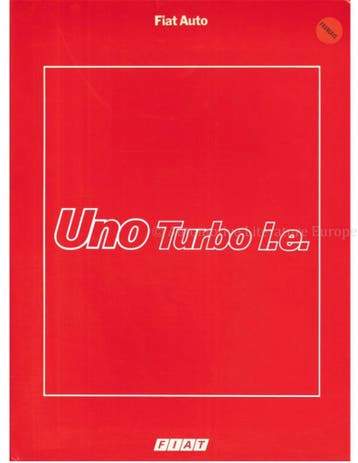 1985 FIAT UNO TURBO I.E. PERSMAP FRANS