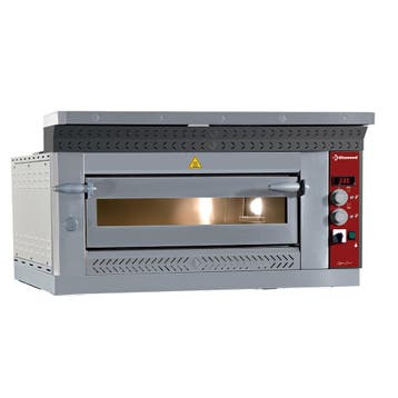 Pizzaoven elektrisch | 1x6 Ø350mm | Met Vuurvaste Stenen |, Verzenden