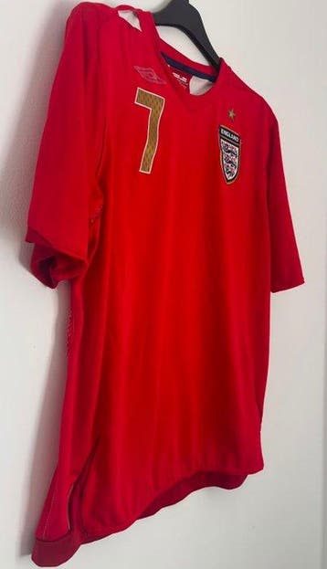 England Away 2004/2006 Beckham #7 - Original Umbro Jersey -