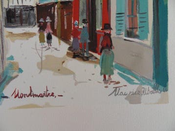 Maurice Utrillo (1883-1955) - Montmartre : le Moulin de la