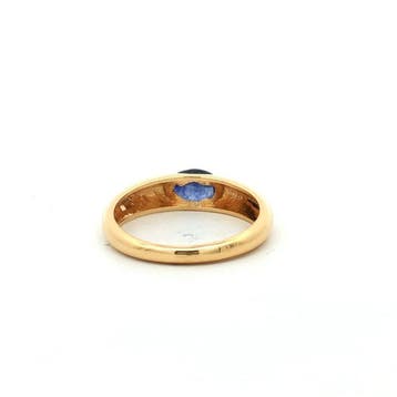 Sans prix de réserve - Bague Argent - 1.15ct. tw. Saphir -