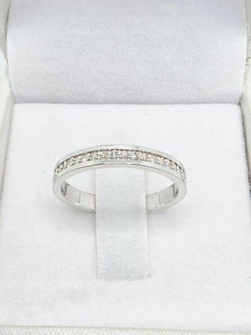 Zonder minimumprijs - Ring Zilver - 0.27ct. tw. Diamant, Nieuw