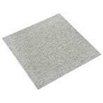vidaXL Tapijt 20 pcs Lichtgrijs 50 x 50 cm 100%, Verzenden