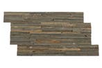 Natuurstenen steenstrips Brown Slate - 60x15 cm, Ophalen, Wandtegels, Nieuw, Minder dan 20 cm