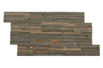 Natuurstenen steenstrips Brown Slate - 60x15 cm, Doe-het-zelf en Bouw, Tegels, Ophalen, Wandtegels, Nieuw, Minder dan 20 cm