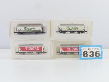 Märklin Z - o.a. 8608 - Wagon de marchandises pour trains, Nieuw