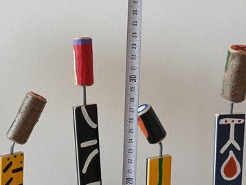 jil shon - Beeld, sculture effimere - 33 cm - Esdoorn - 2020, Antiek en Kunst
