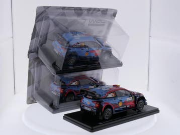 Schaal 1:24 3 Hyundai i20 WRC Sordo-Del Barrio Rally de I..., Ophalen of Verzenden, Gebruikt, Overige merken