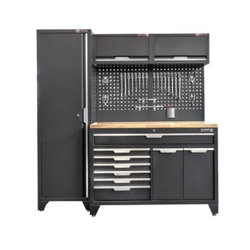 Gereedschapskasten set wandlengte 196 cm. hoge kast,, Ophalen of Verzenden, Nieuw