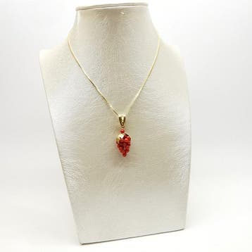 Koraal - Argento 925 - Ketting met hanger - Italiaans