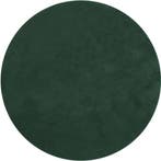 tectake Kortpolig vloerkleed Soft Zone - groen, Ø 120 cm, Huis en Inrichting, Verzenden, Nieuw