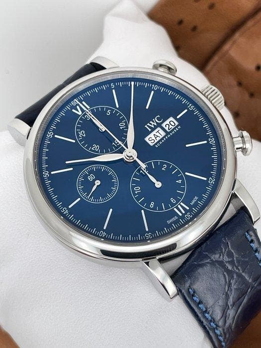 IWC - Portofino Chronograph Automatic 150 Years Edition -, Handtassen en Accessoires, Horloges | Antiek