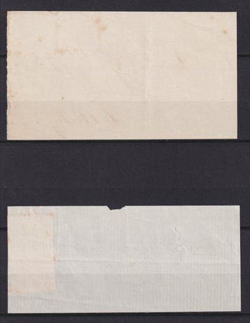 Frankrijk 1870 - Set van 2 voorfronten van gefrankeerde, Gestempeld